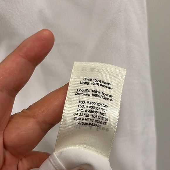 WILFRED FREE VIVIENNE DRESS WHITE - Picture 7 of 9